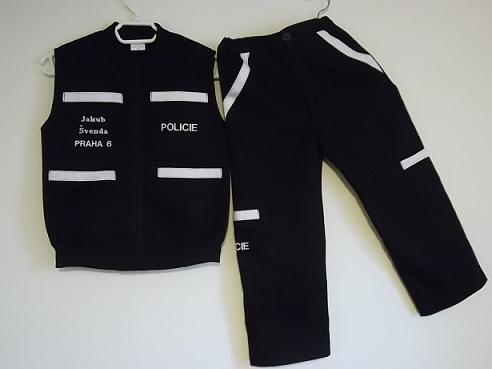 Dětská souprava s vestou - POLICIE 